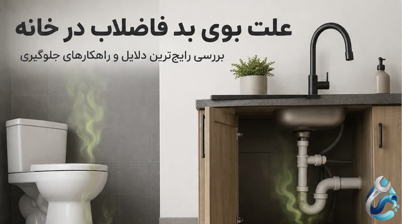 علت بوی بد فاضلاب در خانه